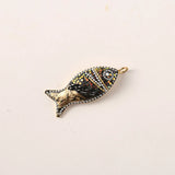 3pcs Nepal Fish Pendant Charms DIY Earrings Necklace Jewelry Accessories