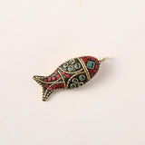 3pcs Nepal Fish Pendant Charms DIY Earrings Necklace Jewelry Accessories