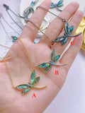 3pcs Rainbow Abalone Shell Pendants Charms for Necklace Making Women Gift