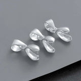 3pcs 925 Sterling Silver Pendant Clip Clasp Pinch Hook Beads Connectors