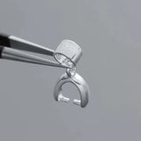 3pcs 925 Sterling Silver Pendant Clip Clasp Pinch Hook Beads Connectors