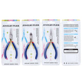 3pcs/Set Steel Short Chain-Nose, Round Nose, Side-Cutting Pliers