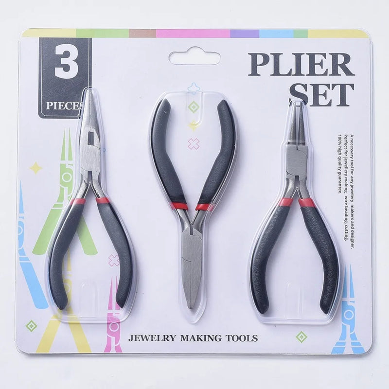 3pcs Jewelry Pliers Sets for DIY Tools 12.2~13cm