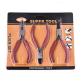 3pcs Jewelry Pliers Sets for DIY Tools 12.2~13cm