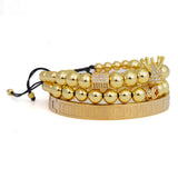 Crown Ball Charms Roman Number Bracelets & Bangles