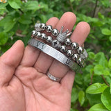 Crown Ball Charms Roman Number Bracelets & Bangles