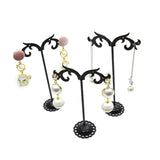 3pcs Metal Earring Display Stand Holder Jewelry Showcase Spindrift Type