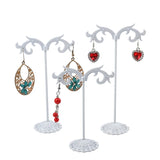 3pcs Metal Earring Display Stand Holder Jewelry Showcase Spindrift Type