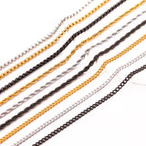 Stainless Steel Chain Necklace Cuban Link Punk 18K PVD Plated Collar Jewelry