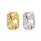 3pcs Stainless Steel Star Charms Geometric Pendant DIY Jewelry Making