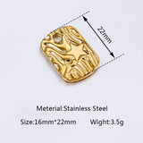 3pcs Stainless Steel Star Charms Geometric Pendant DIY Jewelry Making