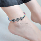 3pcs Weight Loss Anklet Magnet Therapy Bracelet Magnetic Hematite