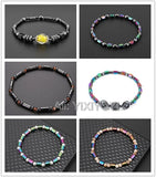 3pcs Weight Loss Anklet Magnet Therapy Bracelet Magnetic Hematite