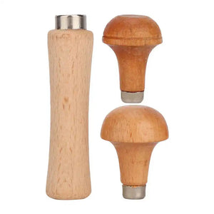 3pcs Wooden Handle for File Cutting Tool Craft DIY Hand Tools