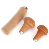 3pcs Wooden Handle for File Cutting Tool Craft DIY Hand Tools