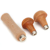 3pcs Wooden Handle for File Cutting Tool Craft DIY Hand Tools