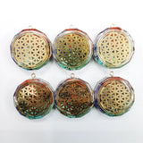 3pcs Orgone Reiki Healing 35mm Stone Pendant Charms