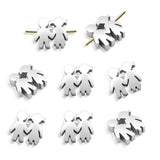 3pcs 316 Stainless Steel Boy Girl Bead Charms DIY Jewelry 12x13mm