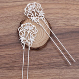 3pcs/lot Flower Tiaras Hairpin Chinese Hair Sticks Bridal Hair F