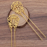 3pcs/lot Flower Tiaras Hairpin Chinese Hair Sticks Bridal Hair F