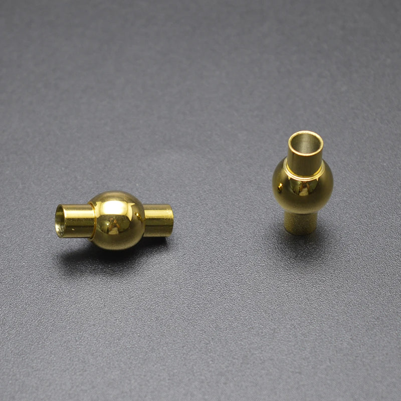 3pcs/lot Stainless Steel Magnetic Clasps for Leather Cord