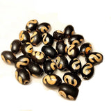 3pcs Tibetan DZI Agate Beads 10*14mm Money Hook Totem Pattern Men&women Jewelry