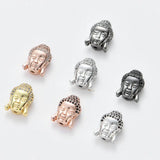 Dragon CZ Spacer Beads for Men's Bracelet Wolf Head Zirconia DIY Skull Jewelry