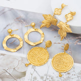3pcs/lot 18k Drop Earrings for Women Wedding Bridal Bohemia Ladies