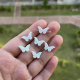 8.6x14.1mm Synthetic Opal Butterfly Purple for Necklace or Bracelet