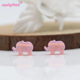 3pcs 8x11mm Synthetic Elephant Opal Stone Fire Opal DIY Jewelry
