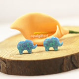 3pcs 8x11mm Synthetic Elephant Opal Stone Fire Opal DIY Jewelry