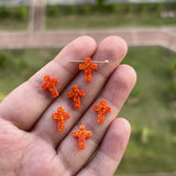 (3pcs/lot) High Quality 9x12mm Synthetic OP06 Light Loose Cross Opal Stone