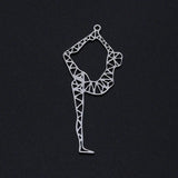 Geometric Sun Star Earring Pendant 316 Stainless Steel Yoga Dancer
