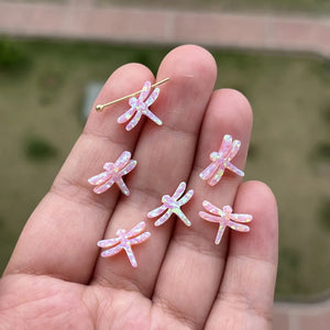 (3pcs/lot) Dragonfly Opal Stone Pendant for DIY Necklace