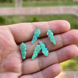(3pcs/lot) Synthetic Fire Opal Green Charm Pendant