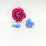 3pcs Fire OP03 Light Green/Mint 10mm Opal Heart Pendant DIY Necklace