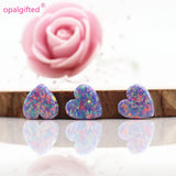 3pcs Fire OP03 Light Green/Mint 10mm Opal Heart Pendant DIY Necklace