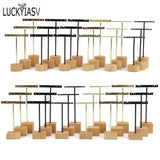 Wooden Base Earrings Rack Holder Organizer Showcase