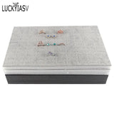 3pcs/lot Grey/Black Velvet Jewelry Foam Tray Inserts