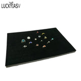 3pcs/lot Grey/Black Velvet Jewelry Foam Tray Inserts