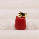 3pcs Red Coral Bead Pendant Water Drop Shape Charms for DIY Jewelry