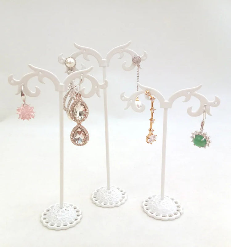 3pcs/lot Jewelry Display Stand Set Black/Bronze/White