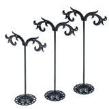 3pcs/lot Jewelry Display Stand Set Black/Bronze/White