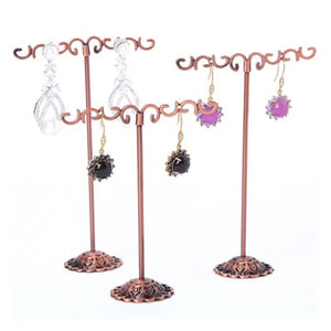 3pcs/lot Metal Jewelry Earrings Display Stand Set