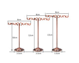3pcs/lot Metal Jewelry Earrings Display Stand Set