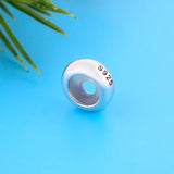 3pcs Silver 925 Stopper Silicon Beads for Pan Charms Bracelet