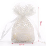 3pcs Hollow Lace Jewelry Bags Party Gift Drawstring Pouches