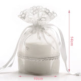3pcs Lace Jewelry Gift Bags Hollow Flower Drawstring Pouches