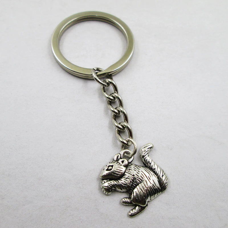 3pcs/lot Mouse Charms Keyring Pendant Keychain