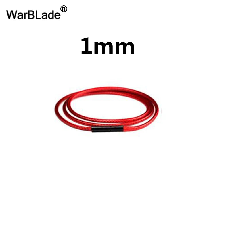 3pcs Leather Cord Necklace Wax Rope Chain DIY Jewelry Making